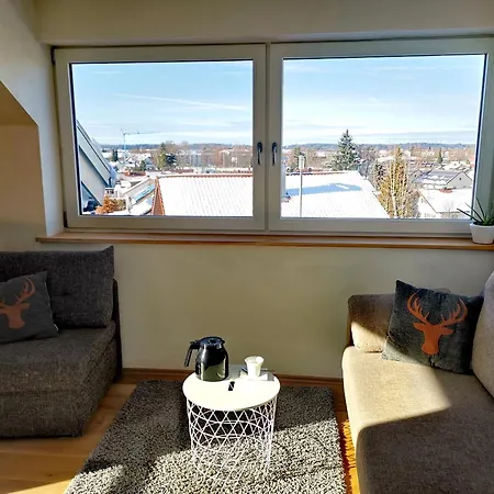 Panorama Im Allgaeu Mit Balkon, Garten Und Stellplatz Marktoberdorf