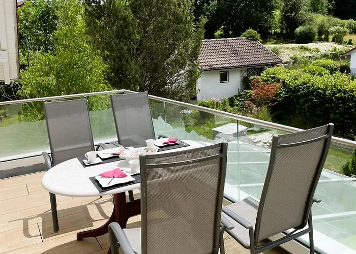 شقة Panorama Im Allgaeu Mit Balkon, Garten Und Stellplatz ماركتوبردورف